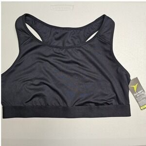 Old Navy Active Go-Dry‎ Black Medium Support Sports Bra 2X Plus
